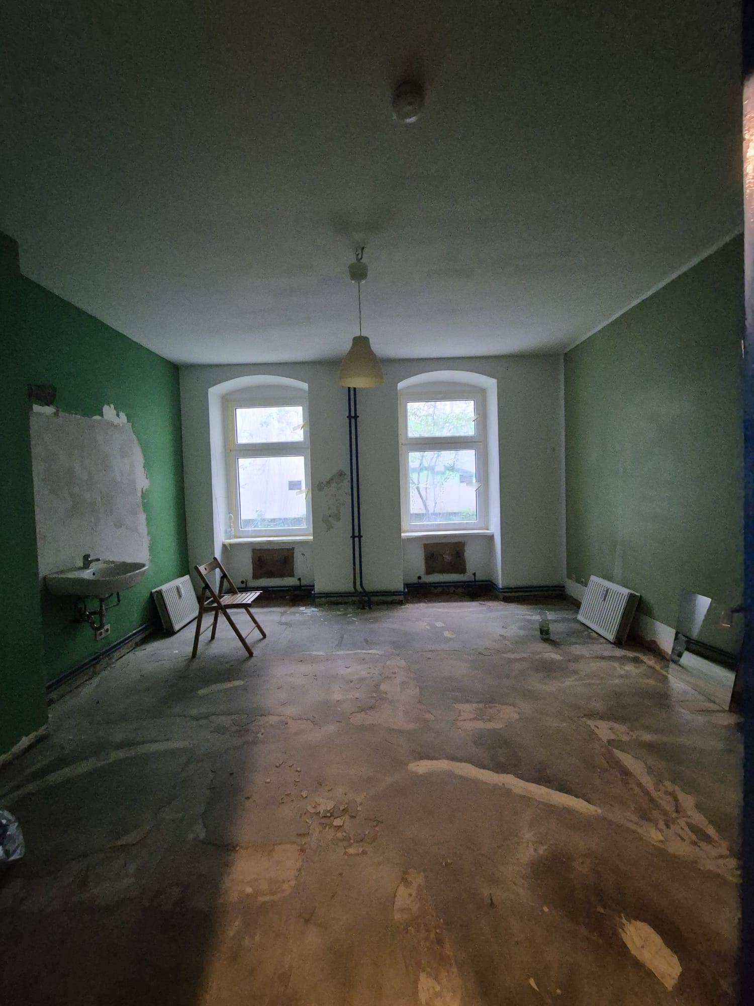 Vorher: Altbauzimmer